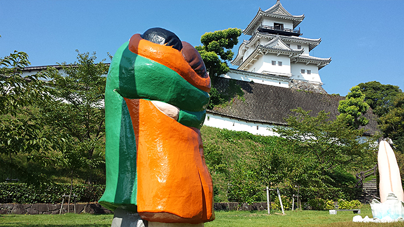 掛川城と現代アート
